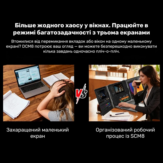 Монитор портативный 15.3" Blackview DCM8 Dual Grey (BVDCM8) - Фото 9 Монитор портативный 15.3" Blackview DCM8 Dual Grey (BVDCM8) - изображение 9
