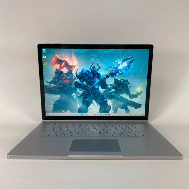 Игровой ноутбук-трансформер Microsoft Surface Book 3 / 15" (3240x2160) IPS Touch / Intel Core i7-1065G7 (4 (8) ядра по 1.3 - 3.9 GHz) / 16 GB DDR4 / 256 GB SSD / nVidia GeForce GTX 1660 Ti Max-Q, 6 GB GDDR6, 192-bit / WebCam / USB Type-C б/у + Подарок - изображение 2