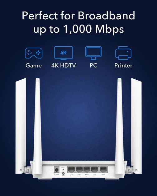 Маршрутизатор Cudy WR3000S Wi-Fi 6 AX3000 Белый (102200729) - изображение 5