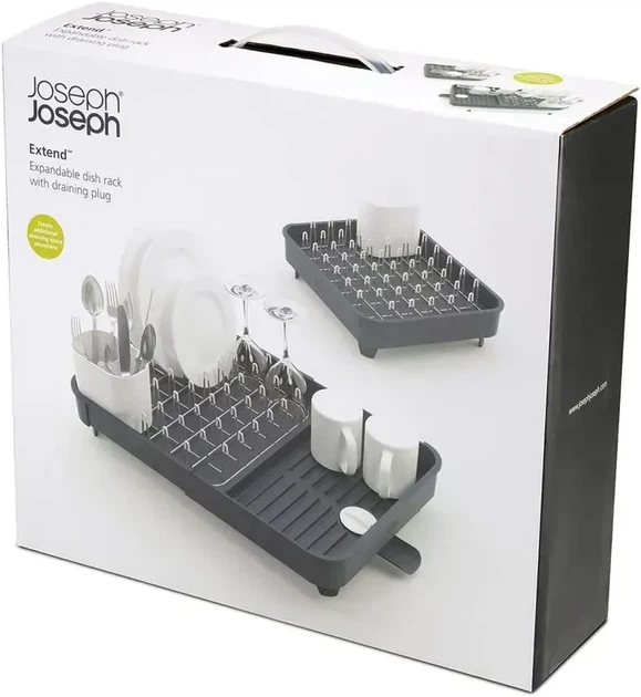 Раздвижная сушилка для посуды Joseph Joseph Extend Grey 85040 (01000296) - изображение 4