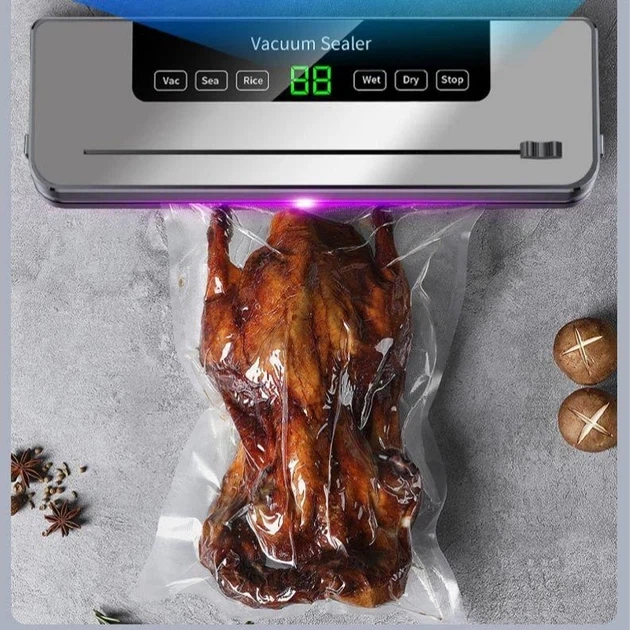 Вакууматор для продуктов 120W с встроенным резаком и 10 пакетами TV-SH-06/LL-368 - изображение 7
