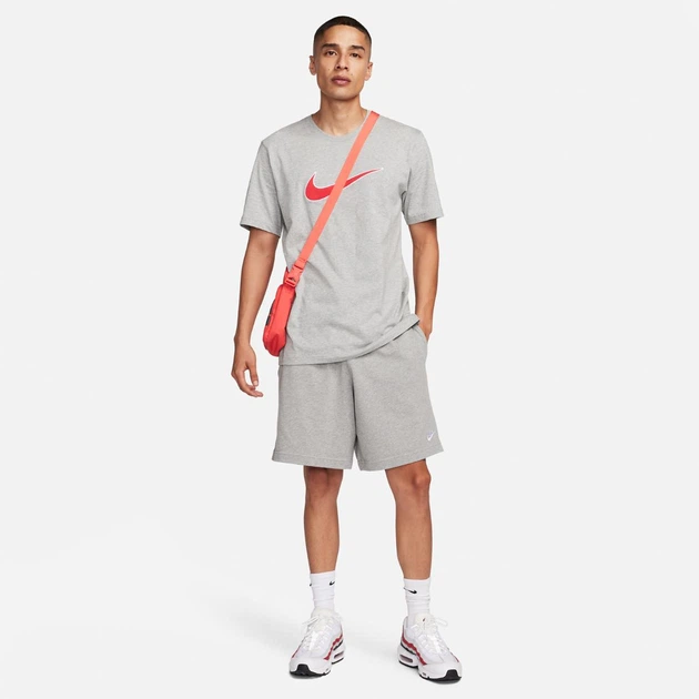 Футболка чоловіча Nike M Nsw Sp Ss Top M Сірий FN0248-064 - Фото 3 Футболка чоловіча Nike M Nsw Sp Ss Top M Сірий FN0248-064 - зображення 3