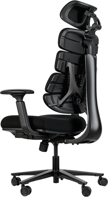 Кресло компьютерное офисное эргономичное OfficePro FlexCore ОС120B Black - Фото 4 Кресло компьютерное офисное эргономичное OfficePro FlexCore ОС120B Black - изображение 4