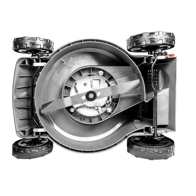 Газонокосарка Graphite бензинова 1.3кВт (1.8к.с.), 40см, 45л, 25-65мм, 19.5кг (52G670) - изображение 2