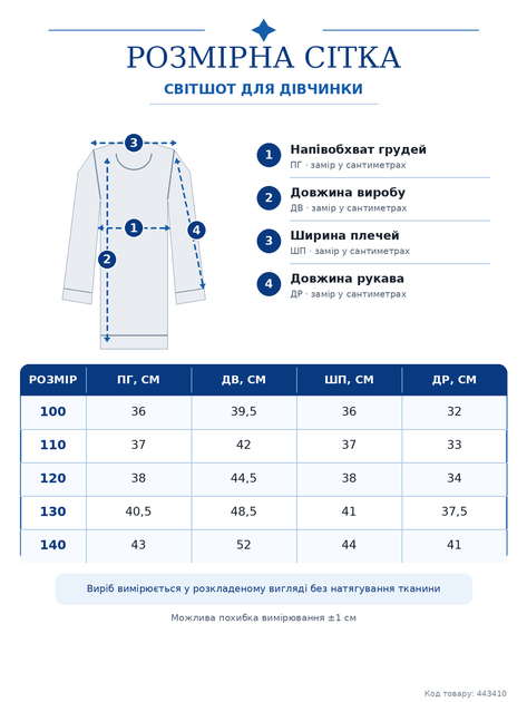 Детский свитшот для девочки розовый с принтом зайчика (2601) 130 см - изображение 3