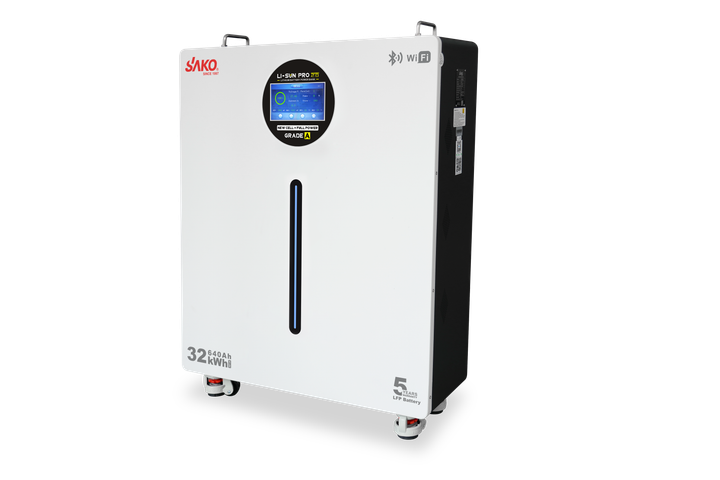 Акумуляторна батарея SAKO LI-SUN 32 кВт⋅г 51.2V 640Ah LiFePO4 з Wi-Fi та BMS - Фото 1 Акумуляторна батарея SAKO LI-SUN 32 кВт⋅г 51.2V 640Ah LiFePO4 з Wi-Fi та BMS - зображення 1
