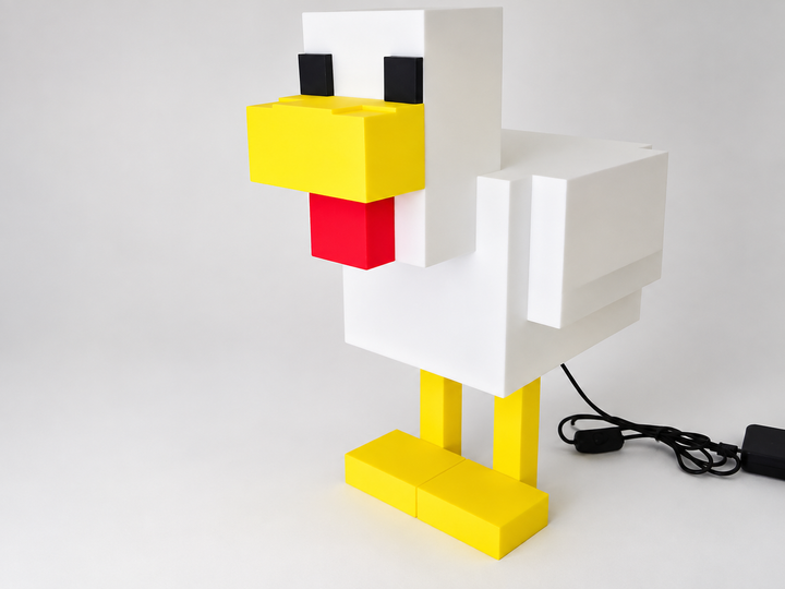 Нічник Minecraft Курка LED декоративна лампа Майнкрафт - Фото 2 Нічник Minecraft Курка LED декоративна лампа Майнкрафт - изображение 2