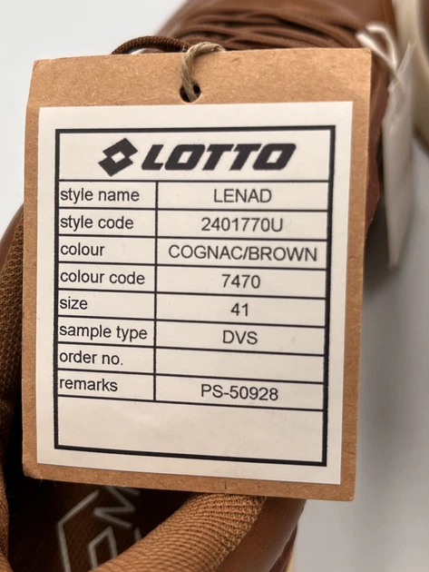 Кросівки Lotto LENAD 41 EU 26 cм коричневі 2401770U 00-00001507 - изображение 5