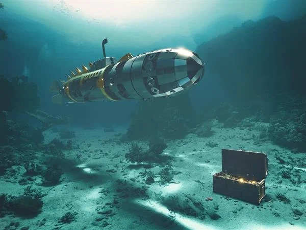 Механічний конструктор Metal Time Elusive Nautilus підводний човен металевий 33x3x14 см - зображення 10