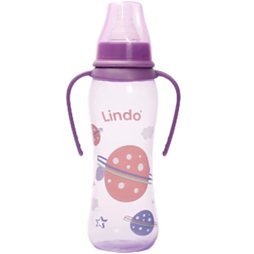 Пляшечка для годування з силіконовою соскою Lindo LI 135 250 мл Фіолетовий shop (2000999705120) - Фото 1 Пляшечка для годування з силіконовою соскою Lindo LI 135 250 мл Фіолетовий shop (2000999705120) - зображення 1