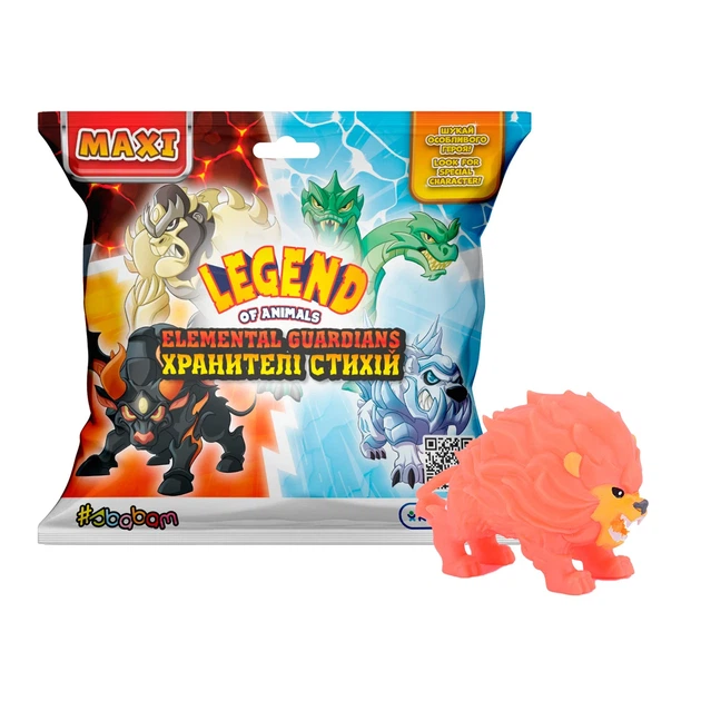 Стретч-игрушки Legend of Animals Макси Хранители стихий, дисплей 10 шт, термопластичная резина - изображение 2