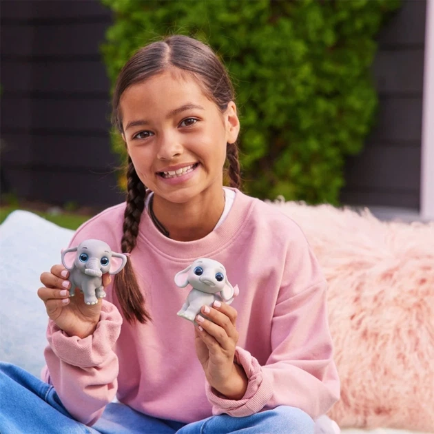 Интерактивная игрушка Pets Alive Мама слониха с малышами, звук, движение, высота 21 см - Фото 5 Интерактивная игрушка Pets Alive Мама слониха с малышами, звук, движение, высота 21 см - изображение 5
