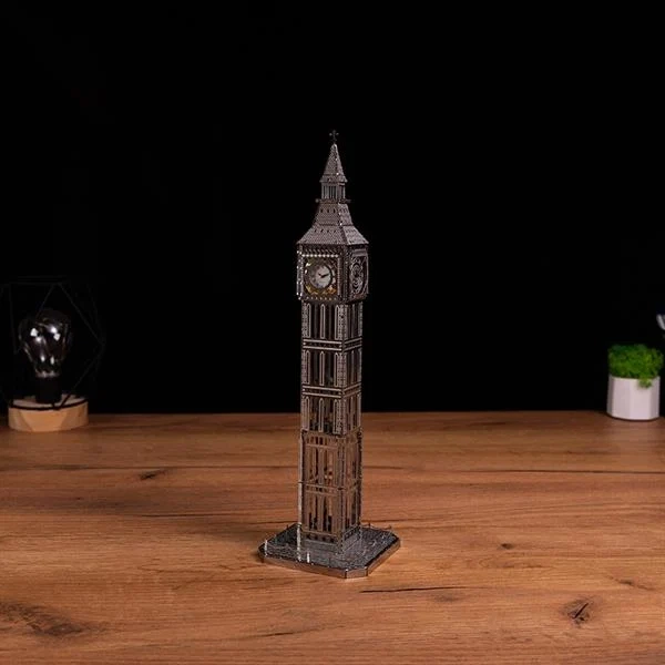 Металевий конструктор Metal Time The Great Bell MT077, настільний годинник - зображення 7