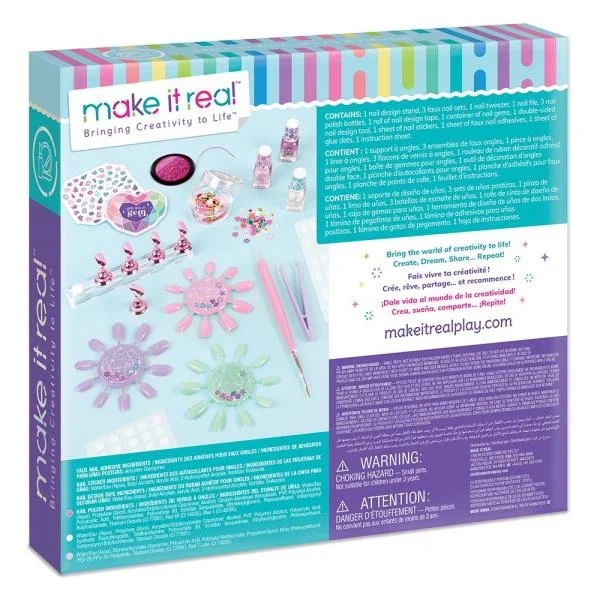 Набор для нейл-арта Make it Real 'Блестки' детский 25x5x29 см - изображение 2