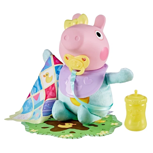 Інтерактивна іграшка Peppa Крихітка Еві хрюшки-обіймашки 28 см зі звуком - зображення 2