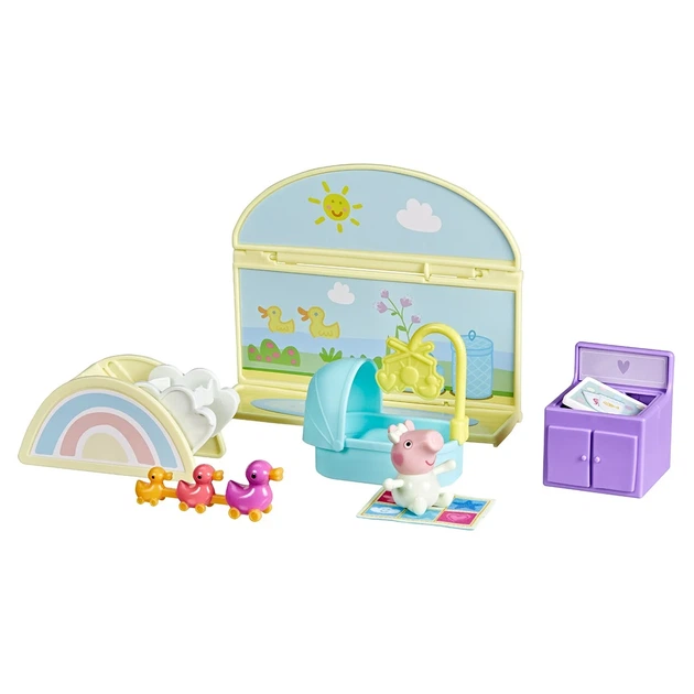 Игровой набор Peppa Pig Комната крошки Эви фигурка и 7 аксессуаров - Фото 2 Игровой набор Peppa Pig Комната крошки Эви фигурка и 7 аксессуаров - изображение 2