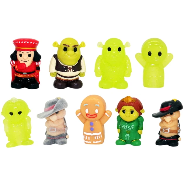 Фигурка-сюрприз Ooshies Шрек резиновая 3,7 см топпер на карандаш - изображение 2