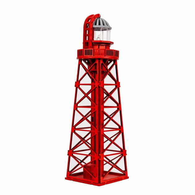Збірна дерев'яна модель Lighthouse Джарилгацький маяк Херсонська обл Україна - Фото 5 Збірна дерев'яна модель Lighthouse Джарилгацький маяк Херсонська обл Україна - зображення 5
