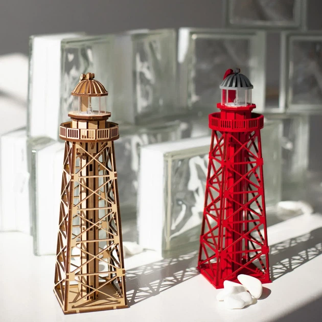 Збірна дерев'яна модель Lighthouse Джарилгацький маяк Херсонська обл Україна - Фото 13 Збірна дерев'яна модель Lighthouse Джарилгацький маяк Херсонська обл Україна - зображення 13