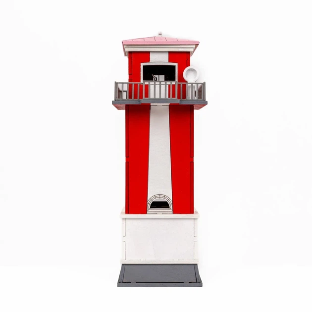 Збірна дерев'яна модель Lighthouse Кисляківський Задній маяк Україна Миколаївська область - зображення 5
