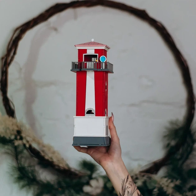Збірна дерев'яна модель Lighthouse Кисляківський Задній маяк Україна Миколаївська область - зображення 11