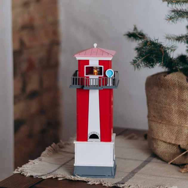 Збірна дерев'яна модель Lighthouse Кисляківський Задній маяк Україна Миколаївська область - зображення 12