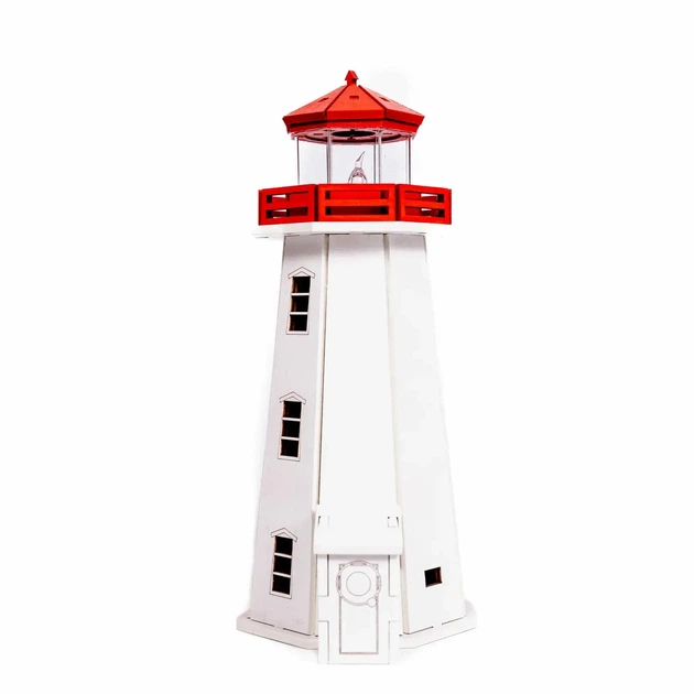 Збірна дерев'яна модель Lighthouse Маяк Пеггіс Ков Канада - Фото 5 Збірна дерев'яна модель Lighthouse Маяк Пеггіс Ков Канада - зображення 5