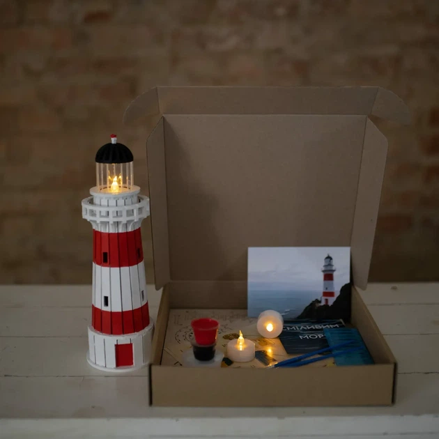 Збірна дерев'яна модель Lighthouse Маяк мису Паллізер Нова Зеландія - Фото 14 Збірна дерев'яна модель Lighthouse Маяк мису Паллізер Нова Зеландія - зображення 14