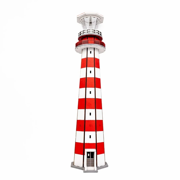 Збірна дерев'яна модель Lighthouse Євпаторійський маяк Україна Крим - зображення 4