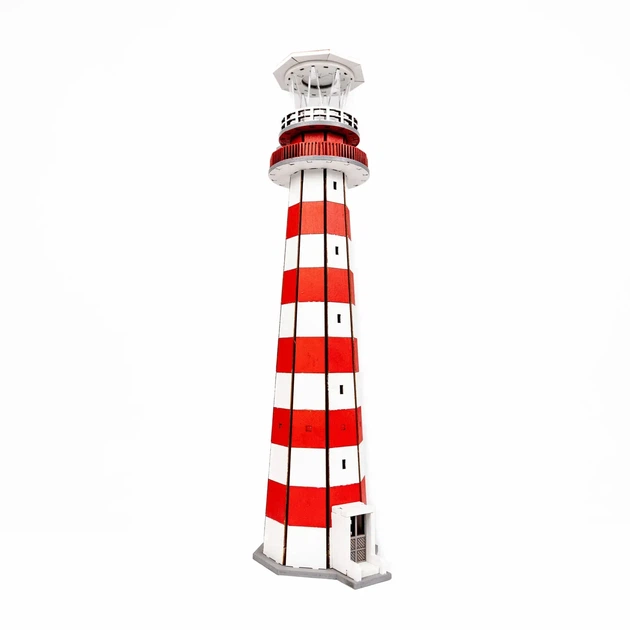 Збірна дерев'яна модель Lighthouse Євпаторійський маяк Україна Крим - зображення 5