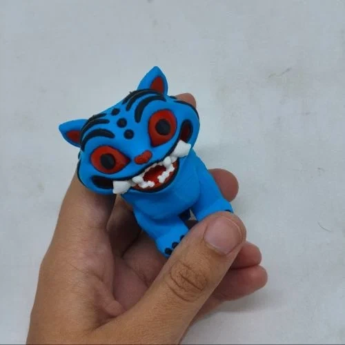 Фигурка OYTOY Hero K-pop Derpy Mini Тигр Дерпи пластик синяя - Фото 2 Фигурка OYTOY Hero K-pop Derpy Mini Тигр Дерпи пластик синяя - изображение 2