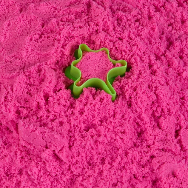 Кинетический песок Strateg Magic Sand розовый 200 г с формочкой - Фото 3 Кинетический песок Strateg Magic Sand розовый 200 г с формочкой - изображение 3