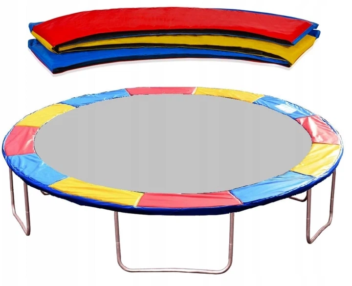Накидка для пружин защитная Atleto 404 см разноцветная на батут садовый (125-76-42412489) - изображение 4