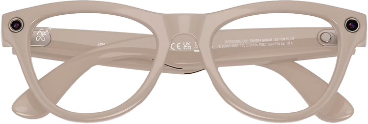 Смарт-очки Ray-Ban Meta Skyler Gen 2 Shiny Chalky Gray/Transitions Sapphire S-M (RW4014 6700MF52) - изображение 6
