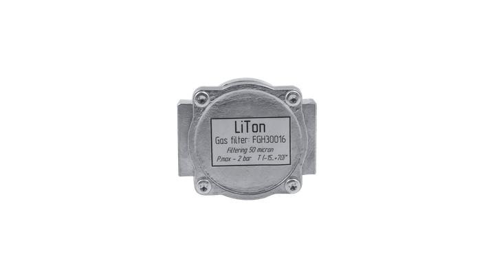 Газовый фильтр LiTon FGH30016 1/2" 50 мкм Т(-15...+70°C) P=2 bar - изображение 2