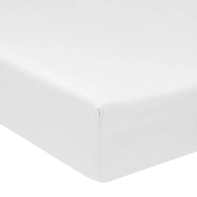 Простирадло на резинці MirSon односпальне 80x190+25 см 11-2107 White Ranforce Elite (2200004699899) - Фото 1 Простирадло на резинці MirSon односпальне 80x190+25 см 11-2107 White Ranforce Elite (2200004699899) - зображення 1