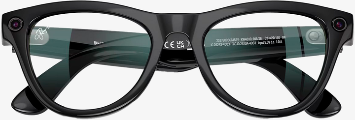 Смарт-очки Ray-Ban Meta Skyler Shiny Black/Transitions Cerulean Blue S-M (RW4010 601/MF52) - изображение 6