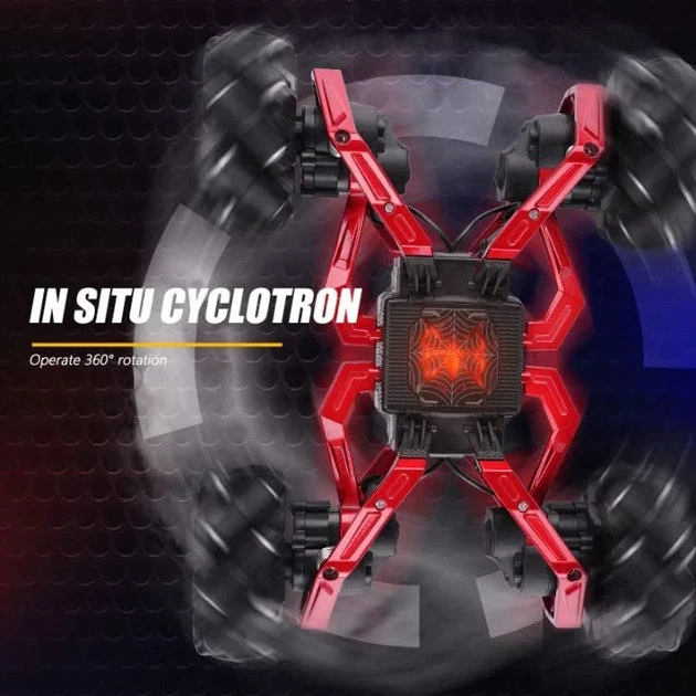 Радиоуправляемый трюковой внедорожник Asson Stunt Motion Metal MZP с LED-подсветкой - изображение 5