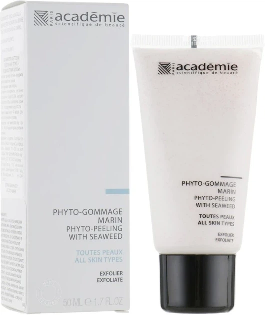 Фіто-пілінг з морськими водоростями Academie Hypo-Sensible Phyto Peeling with Seaweed Exfoliating Cream 50 мл - Фото 2 Фіто-пілінг з морськими водоростями Academie Hypo-Sensible Phyto Peeling with Seaweed Exfoliating Cream 50 мл - зображення 2