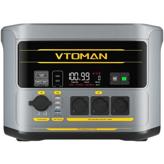 Зарядная станция Vtoman FlashSpeed 2400W - Фото 1 Зарядная станция Vtoman FlashSpeed 2400W - изображение 1