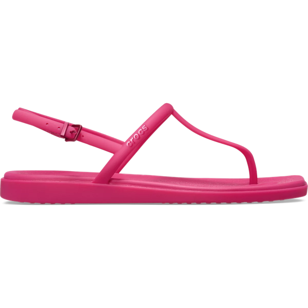 Жіночі сандалі Маямі Crocs Miami Thong Flip Dragonfruit (36-37, малиновий) - зображення 2