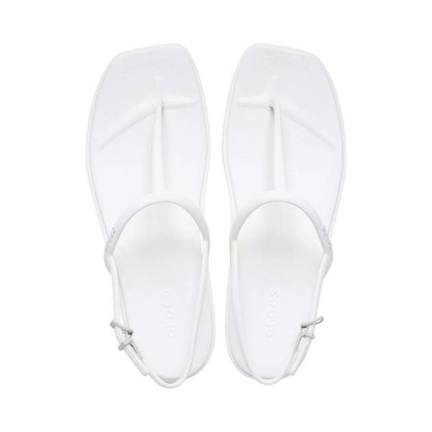 Жіночі крокси сандалі Crocs Miami Thong Flip Chalk (41-42, білий) - Фото 4 Жіночі крокси сандалі Crocs Miami Thong Flip Chalk (41-42, білий) - изображение 4