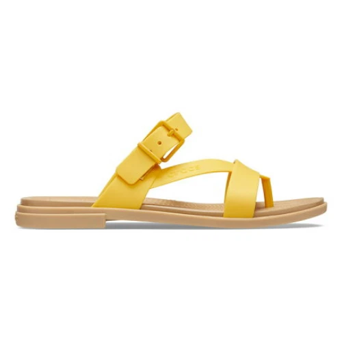 Жіночі крокси сандалі Crocs Tulum Toe Post Sandal Yellow (37-38, жовтий) - Фото 3 Жіночі крокси сандалі Crocs Tulum Toe Post Sandal Yellow (37-38, жовтий) - изображение 3