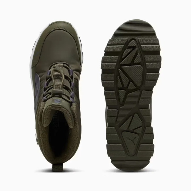Дитячі Черевики Puma Evolve Puretex Boots Dark Olive/Gray/White 38-6-24.7см - изображение 6