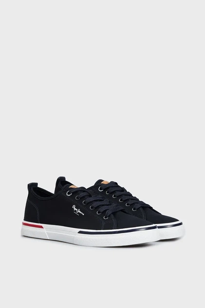 Чоловічі темно-сині кеди KENTON SMART Pepe Jeans 44 PMS30811 - Фото 3 Чоловічі темно-сині кеди KENTON SMART Pepe Jeans 44 PMS30811 - изображение 3