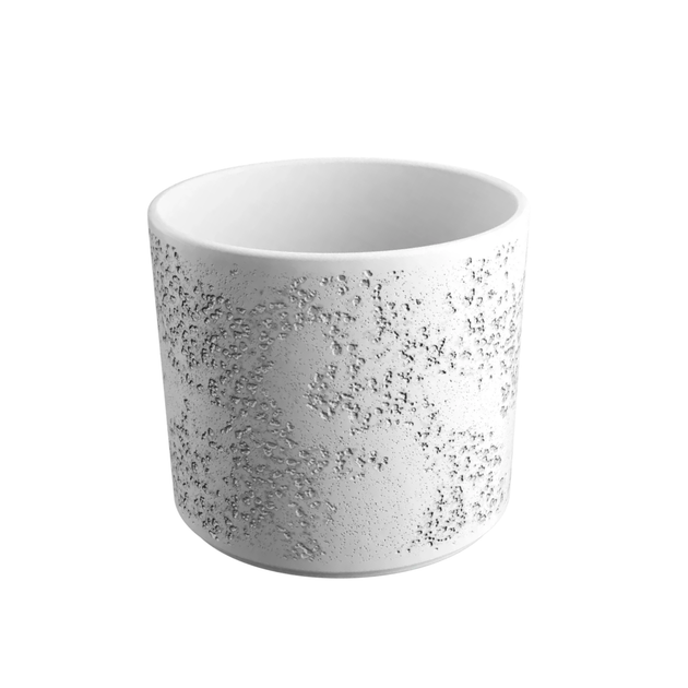 Кашпо керамічне Spang PILLAR LAVA 21,6х18см білий - изображение 5