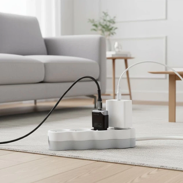 Зарядное устройство Forcell F-Energy Ultra Slim GaN III USB C PD QC4.0 3A 25W Black (5903396397790) - изображение 6