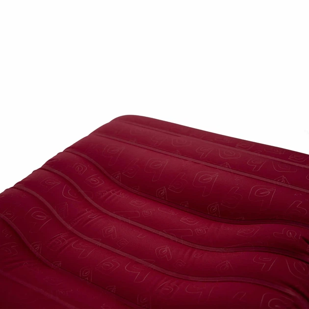 Килимок надувний Bo-Camp Polyester 191x60x14 см Сірий/Червоний - Фото 4 Килимок надувний Bo-Camp Polyester 191x60x14 см Сірий/Червоний - зображення 4