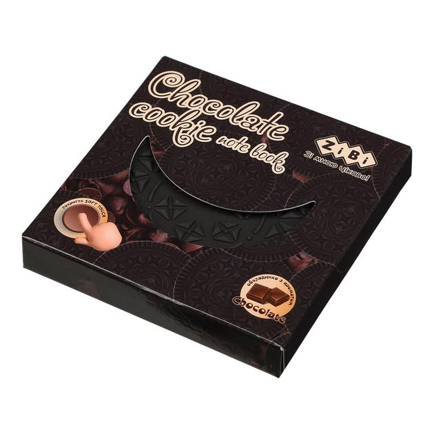 Блокнот CHOCOLATE COOKIE 90х90мм 80арк. нелінований обкладинка Soft touch KIDS Line ZB.12470-01 - Фото 2 Блокнот CHOCOLATE COOKIE 90х90мм 80арк. нелінований обкладинка Soft touch KIDS Line ZB.12470-01 - зображення 2