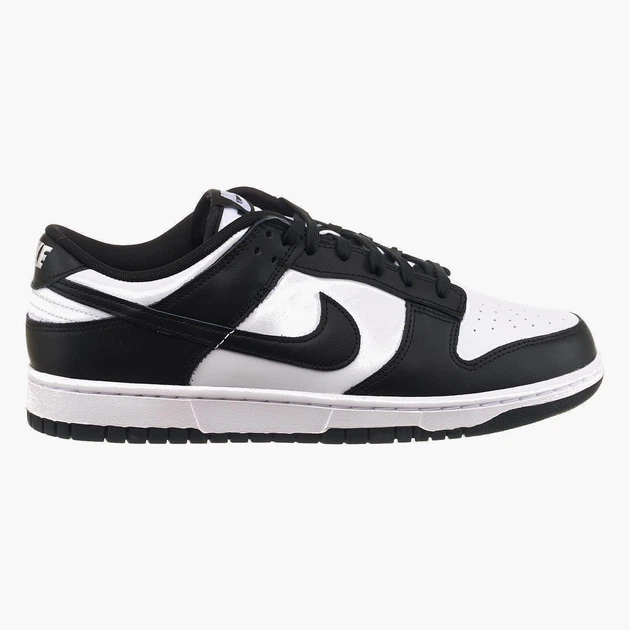 Кроссовки унисекс Nike Dunk Low Retro 38.5 Черно-белый DD1391-100 - изображение 2
